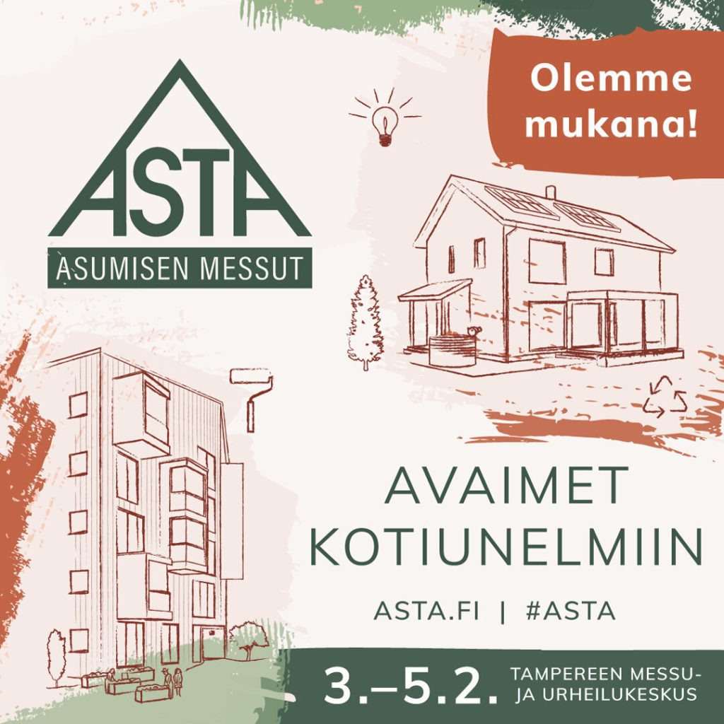 Suomen Ilmanvaihtosaneeraus mukana Tampereen Asta-messuilla 2023